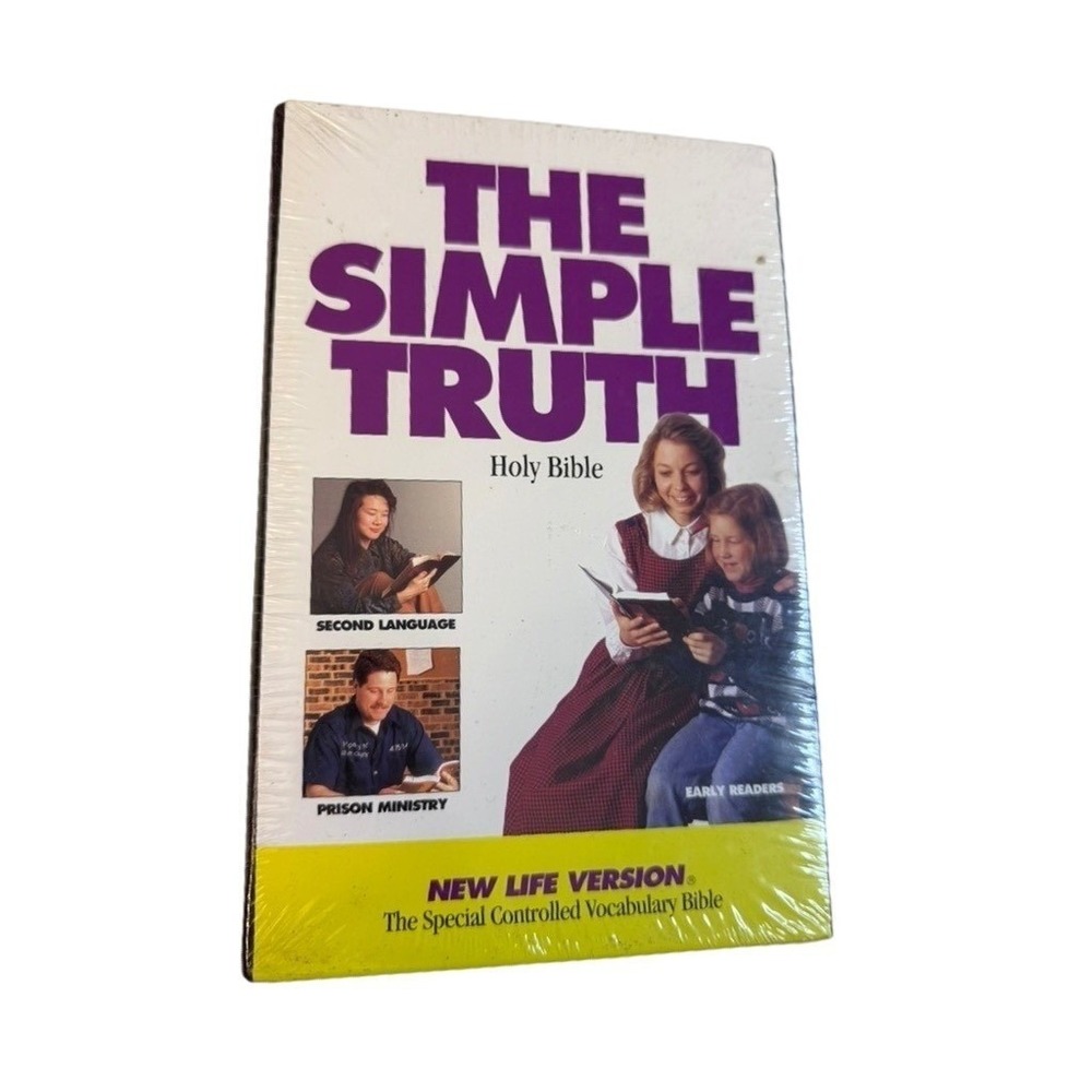 The Simple Truth Holy Bible New Life Version NLV Sealed Outreach Prison Ministry